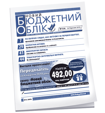 Новий бюджетний облік