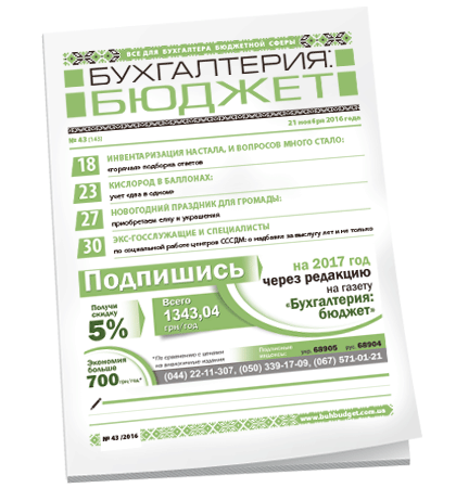 Бухгалтерия: бюджет