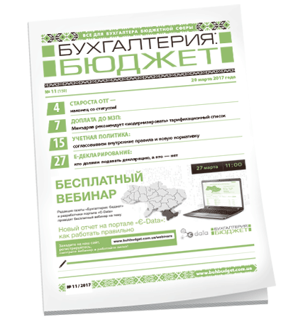 Бухгалтерия: бюджет