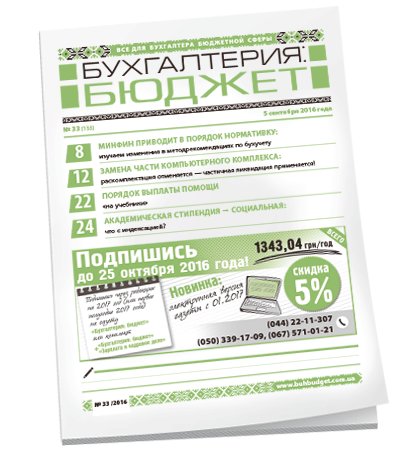 Бухгалтерия: бюджет