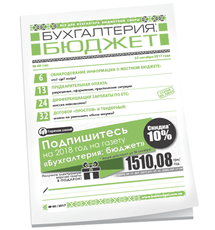 Бухгалтерия: бюджет