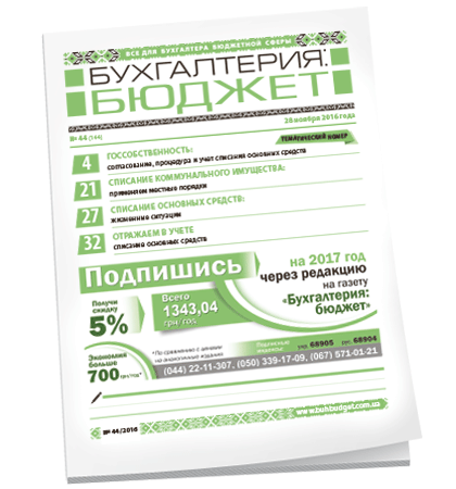 Бухгалтерия: бюджет