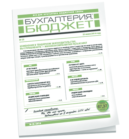 Бухгалтерия: бюджет