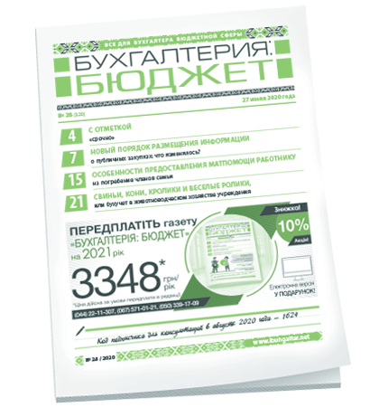 Бухгалтерия: бюджет