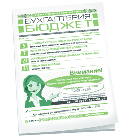 Бухгалтерия: бюджет