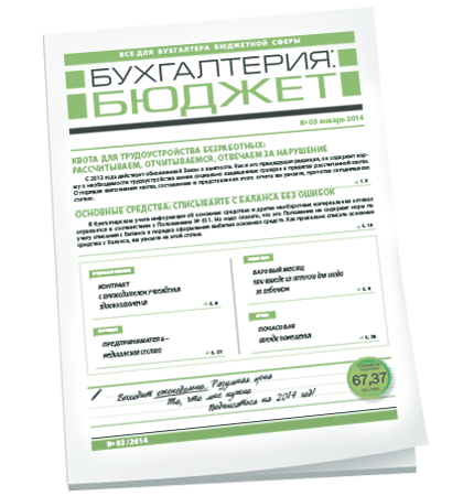 Бухгалтерия: бюджет