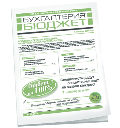 Бухгалтерия: бюджет