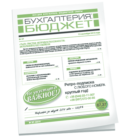 Бухгалтерия: бюджет