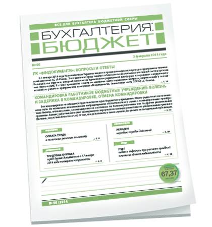 Бухгалтерия: бюджет