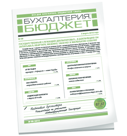 Бухгалтерия: бюджет