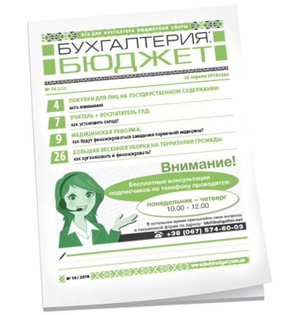 Бухгалтерия: бюджет