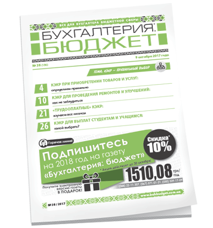 Бухгалтерия: бюджет