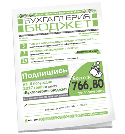 Бухгалтерия: бюджет