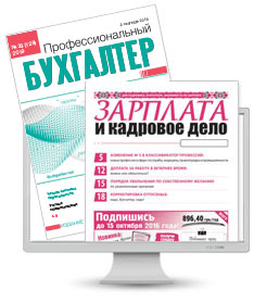 Комплект «Профессиональный бухгалтер» + «Зарплата и кадровое дело» (эл. версия)